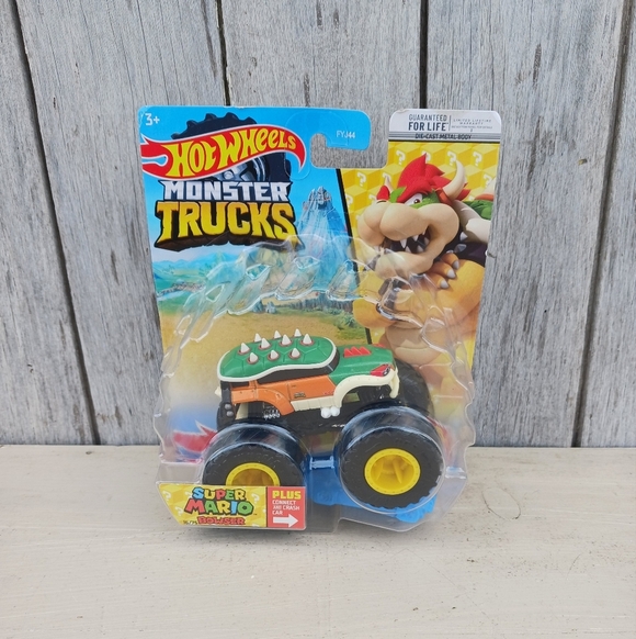 Hot Wheels Monster Trucks New For 2021 Super Mario Bowser Die Cast Metal - Picture 1 of 3